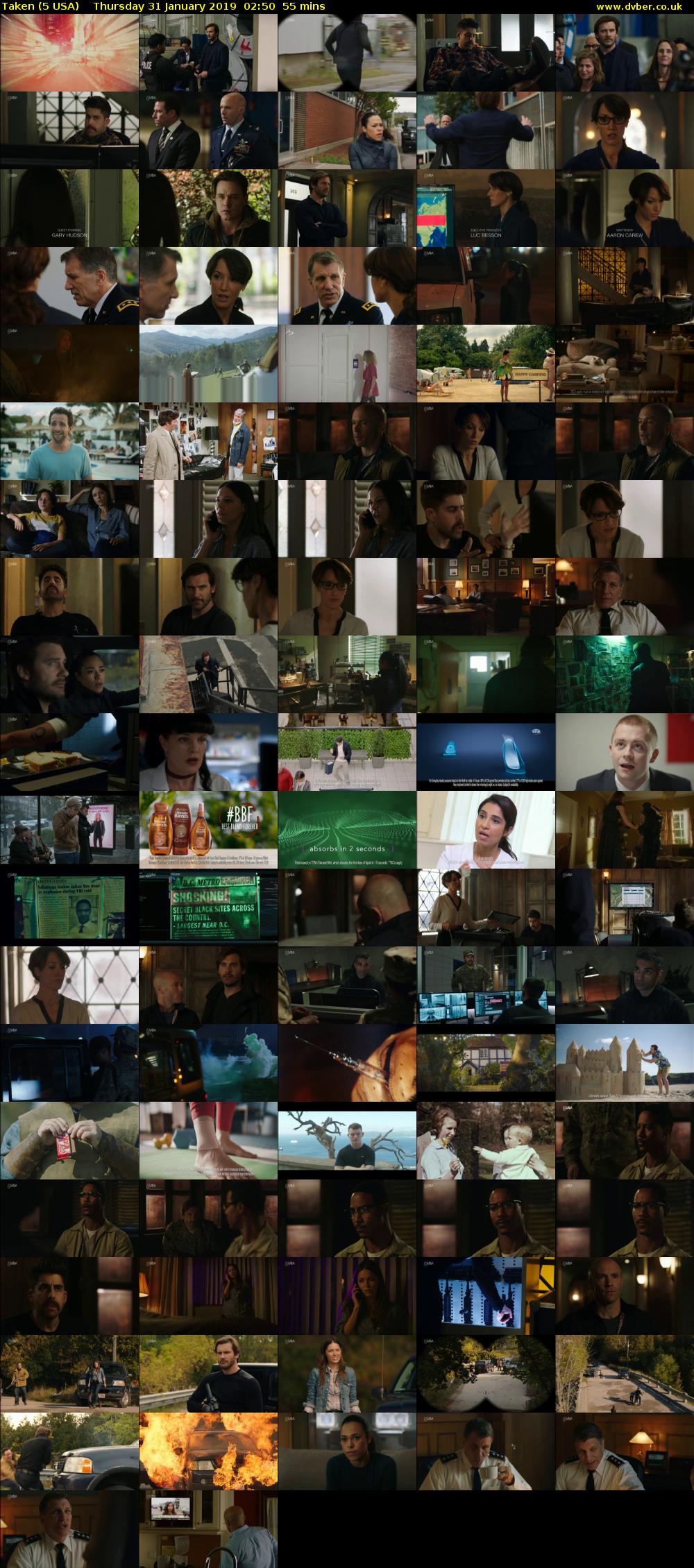 Taken (5 USA) Thursday 31 January 2019 02:50 - 03:45