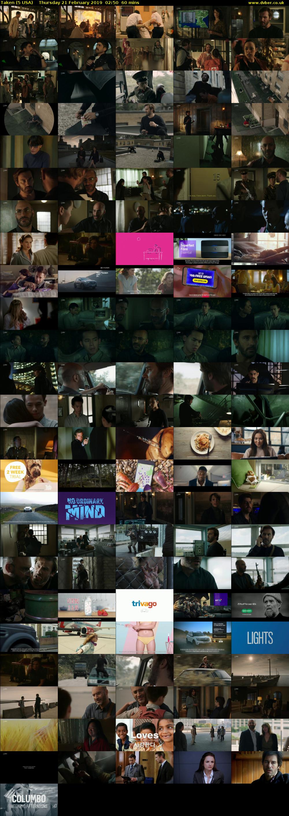 Taken (5 USA) Thursday 21 February 2019 02:50 - 03:50