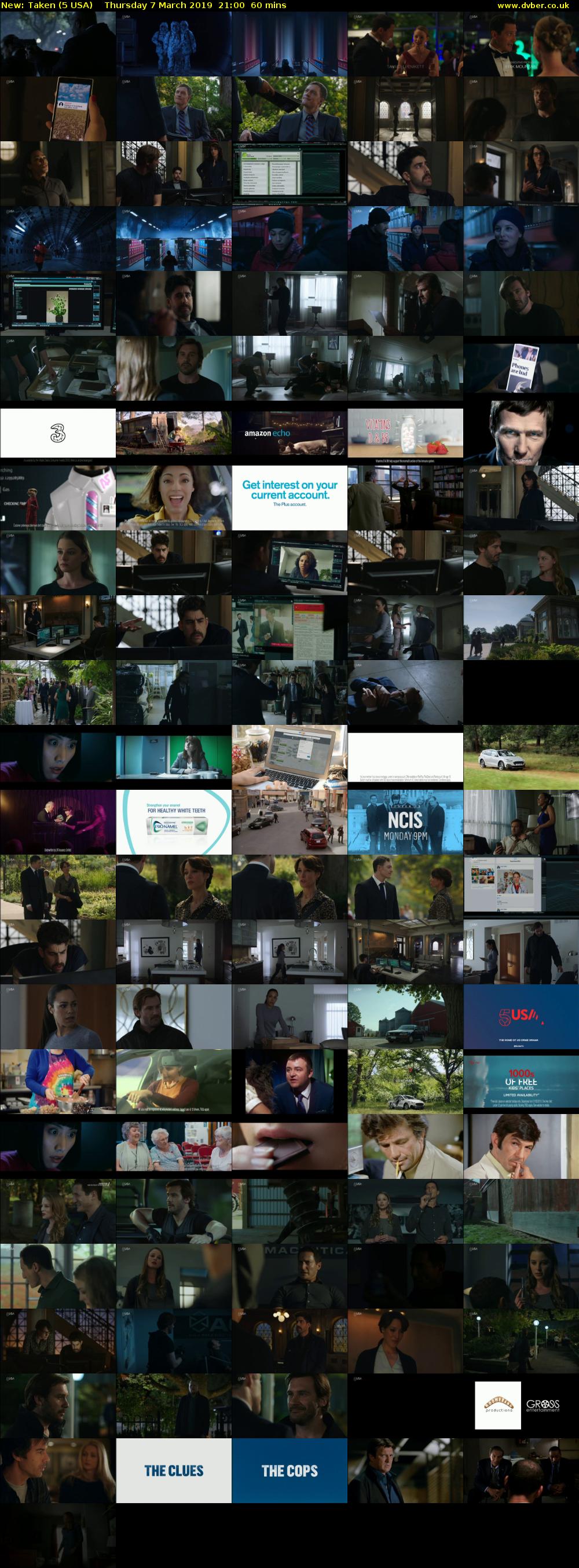 Taken (5 USA) Thursday 7 March 2019 21:00 - 22:00