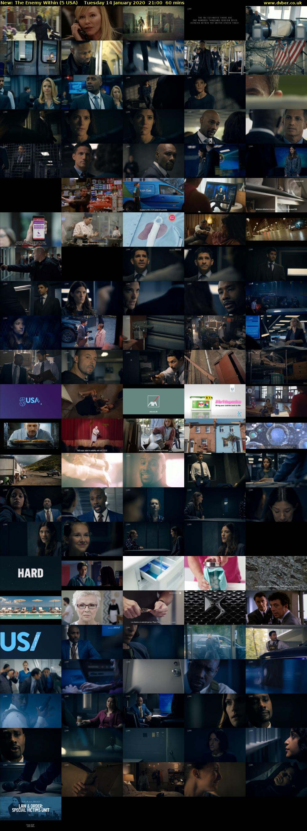The Enemy Within (5 USA) Tuesday 14 January 2020 21:00 - 22:00