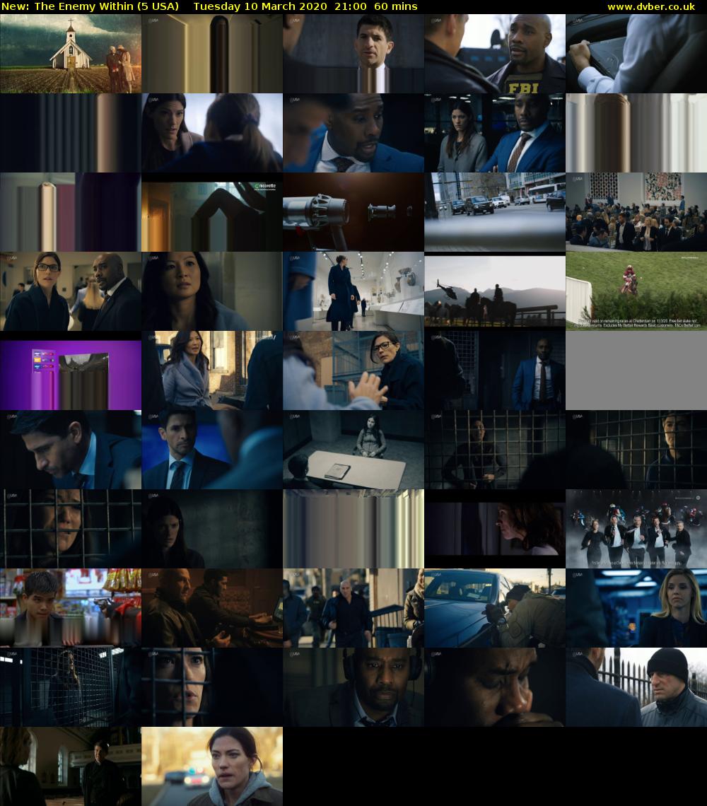 The Enemy Within (5 USA) Tuesday 10 March 2020 21:00 - 22:00