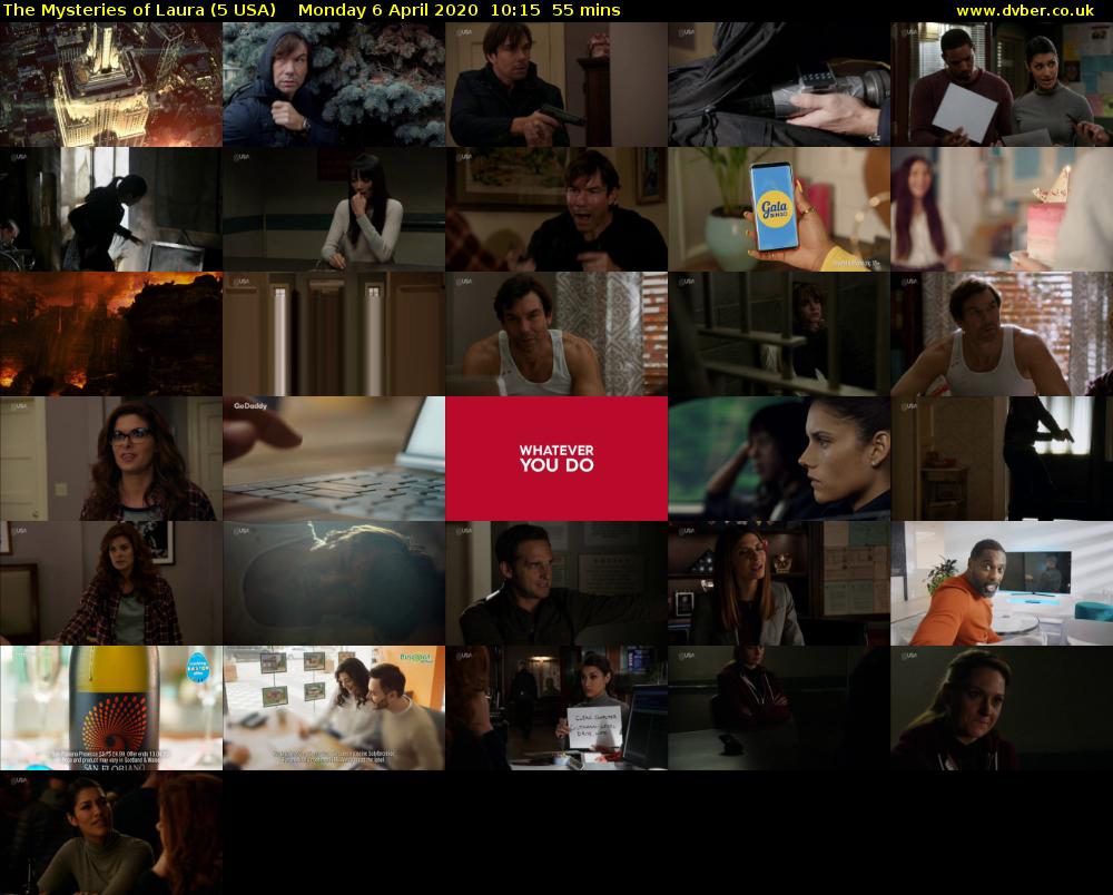 The Mysteries of Laura (5 USA) Monday 6 April 2020 10:15 - 11:10