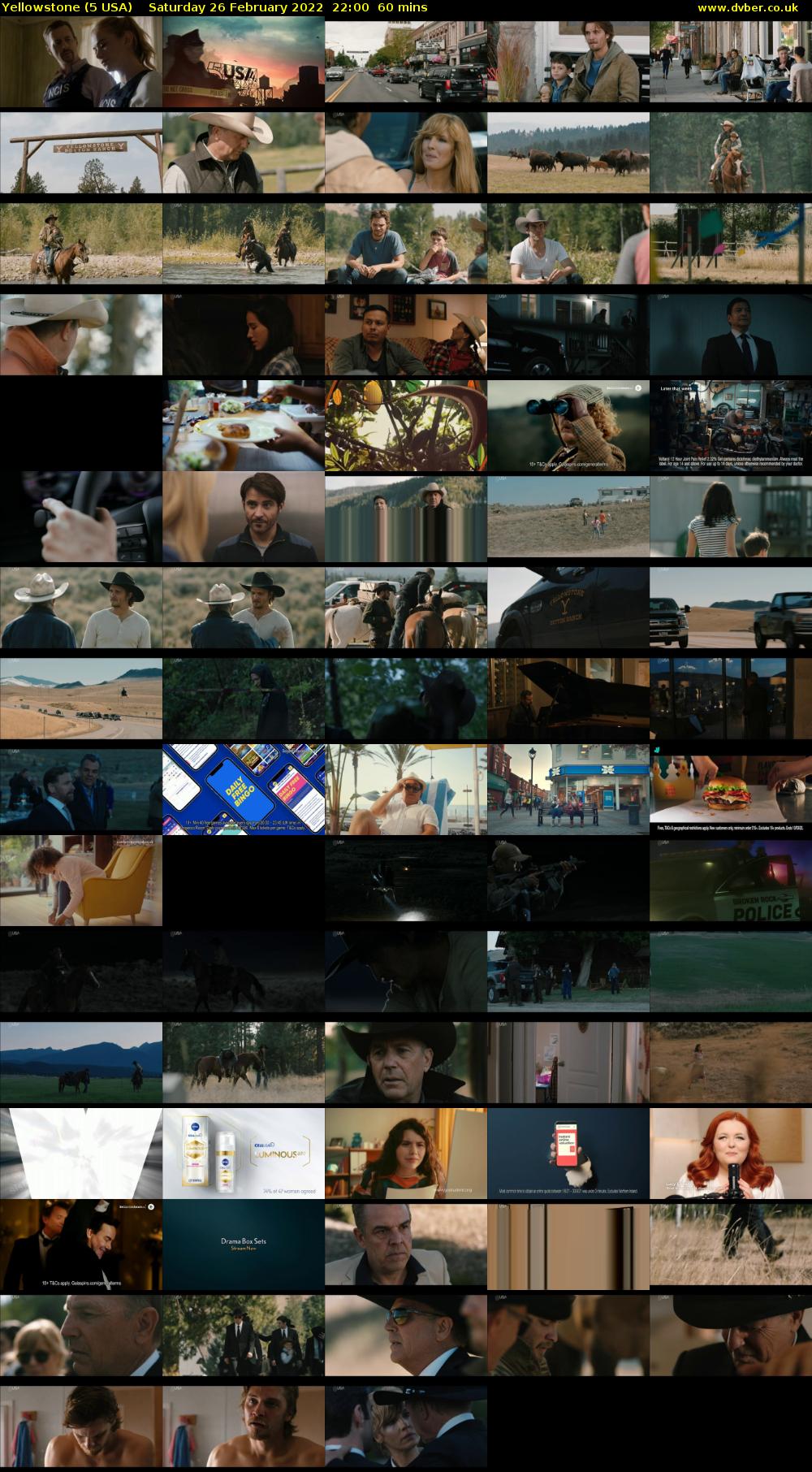 Yellowstone (5 USA) Saturday 26 February 2022 22:00 - 23:00