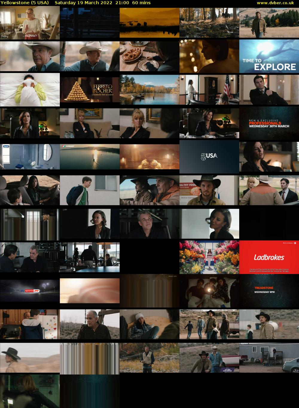 Yellowstone (5 USA) Saturday 19 March 2022 21:00 - 22:00