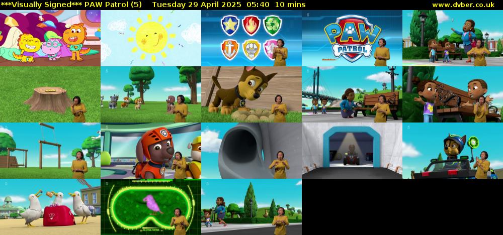 ***Visually Signed*** PAW Patrol (5) Tuesday 29 April 2025 05:40 - 05:50