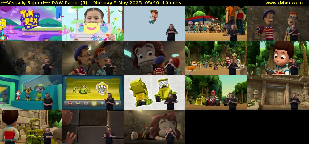 ***Visually Signed*** PAW Patrol (5) Monday 5 May 2025 05:40 - 05:50