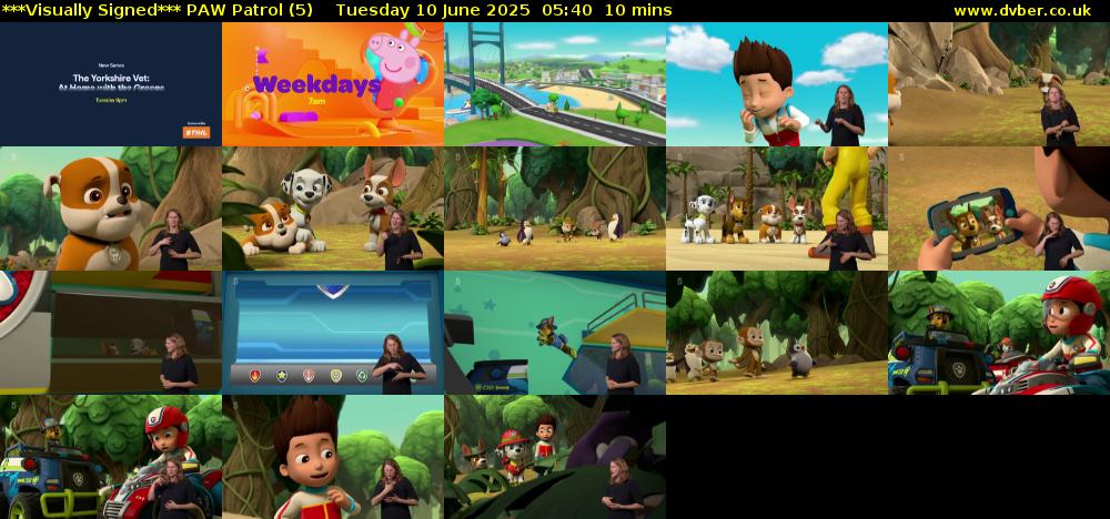 ***Visually Signed*** PAW Patrol (5) Tuesday 10 June 2025 05:40 - 05:50