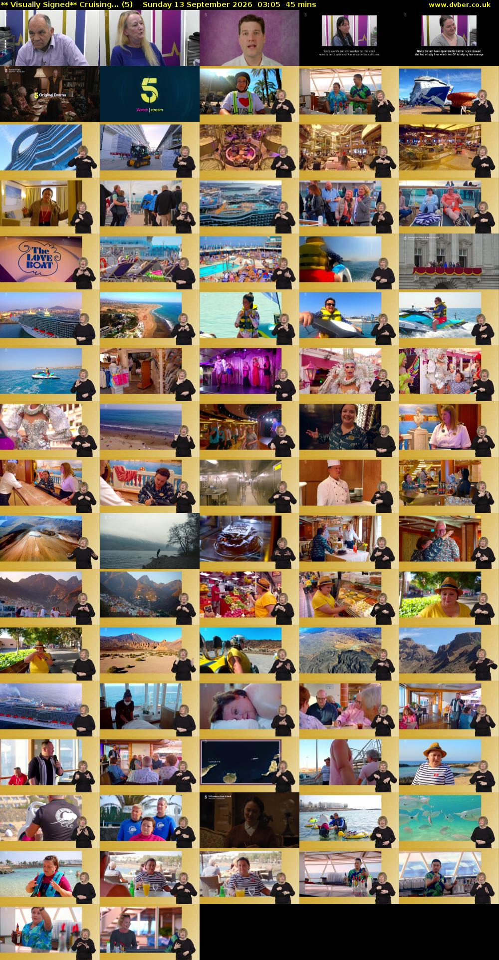 ** Visually Signed** Cruising... (5) Sunday 13 September 2026 03:05 - 03:50