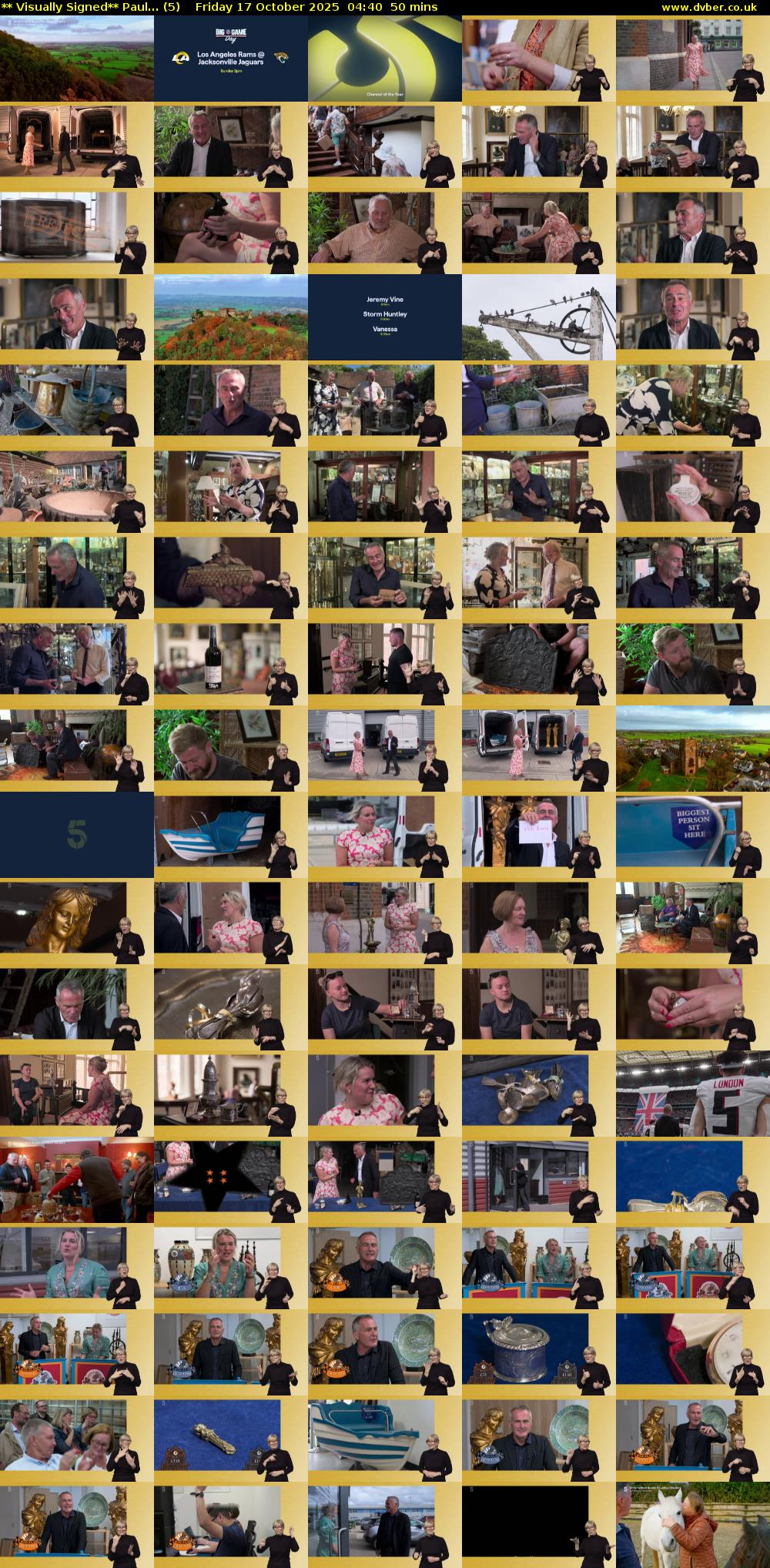 ** Visually Signed** Paul... (5) Friday 17 October 2025 04:40 - 05:30