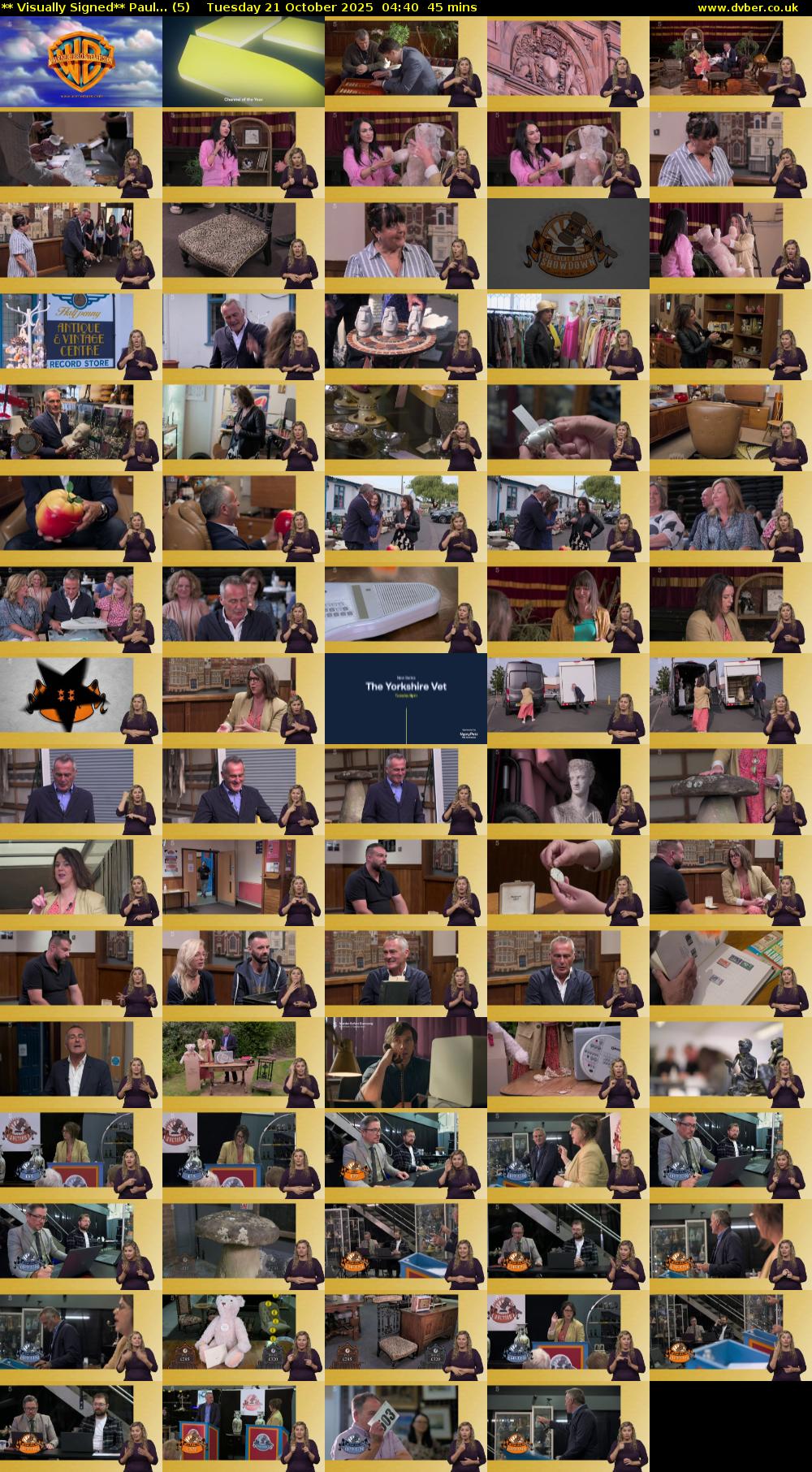 ** Visually Signed** Paul... (5) Tuesday 21 October 2025 04:40 - 05:25