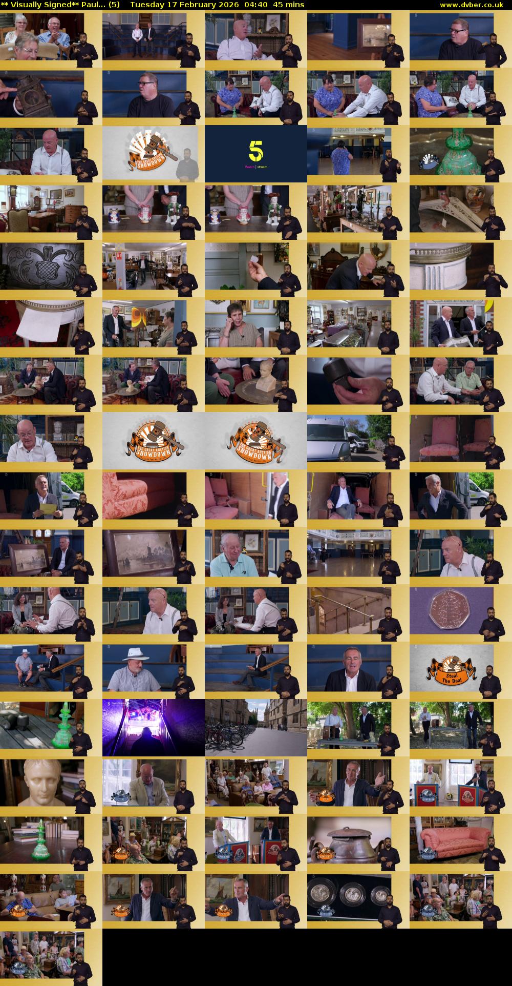 ** Visually Signed** Paul... (5) Tuesday 17 February 2026 04:40 - 05:25