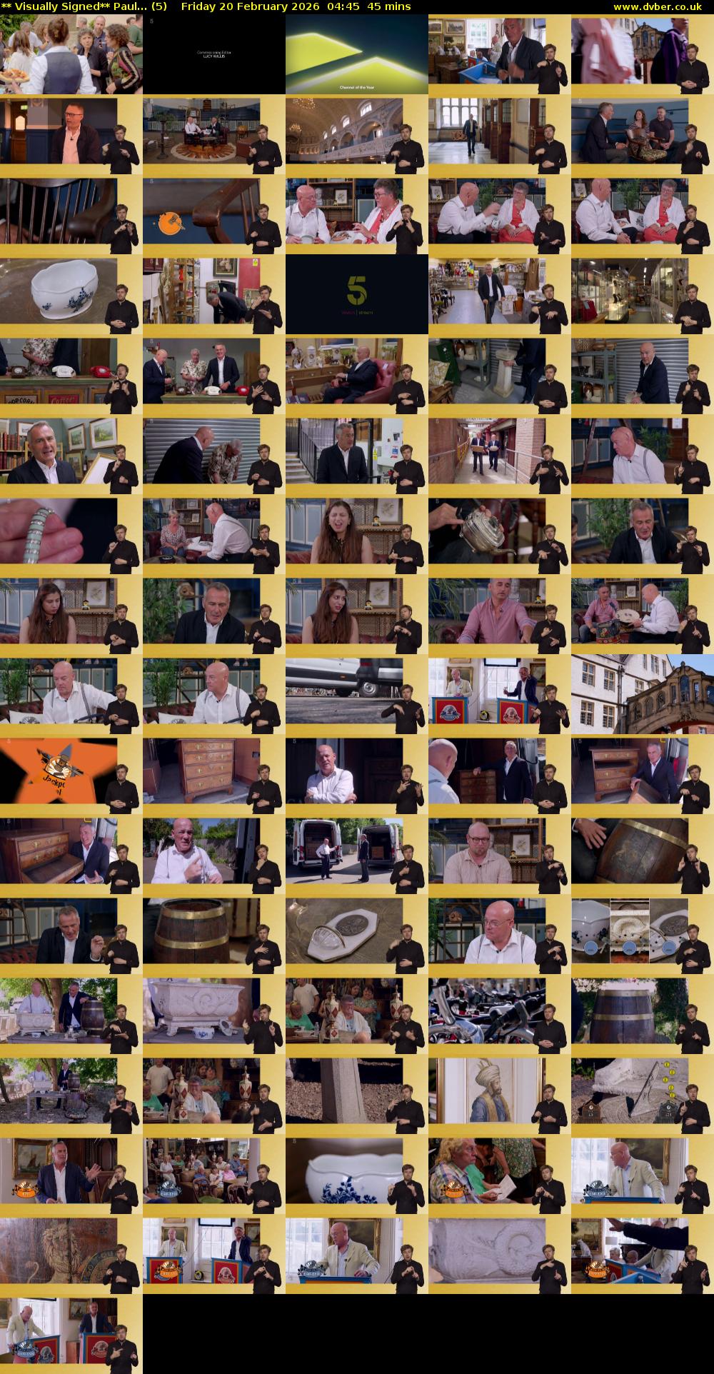 ** Visually Signed** Paul... (5) Friday 20 February 2026 04:45 - 05:30