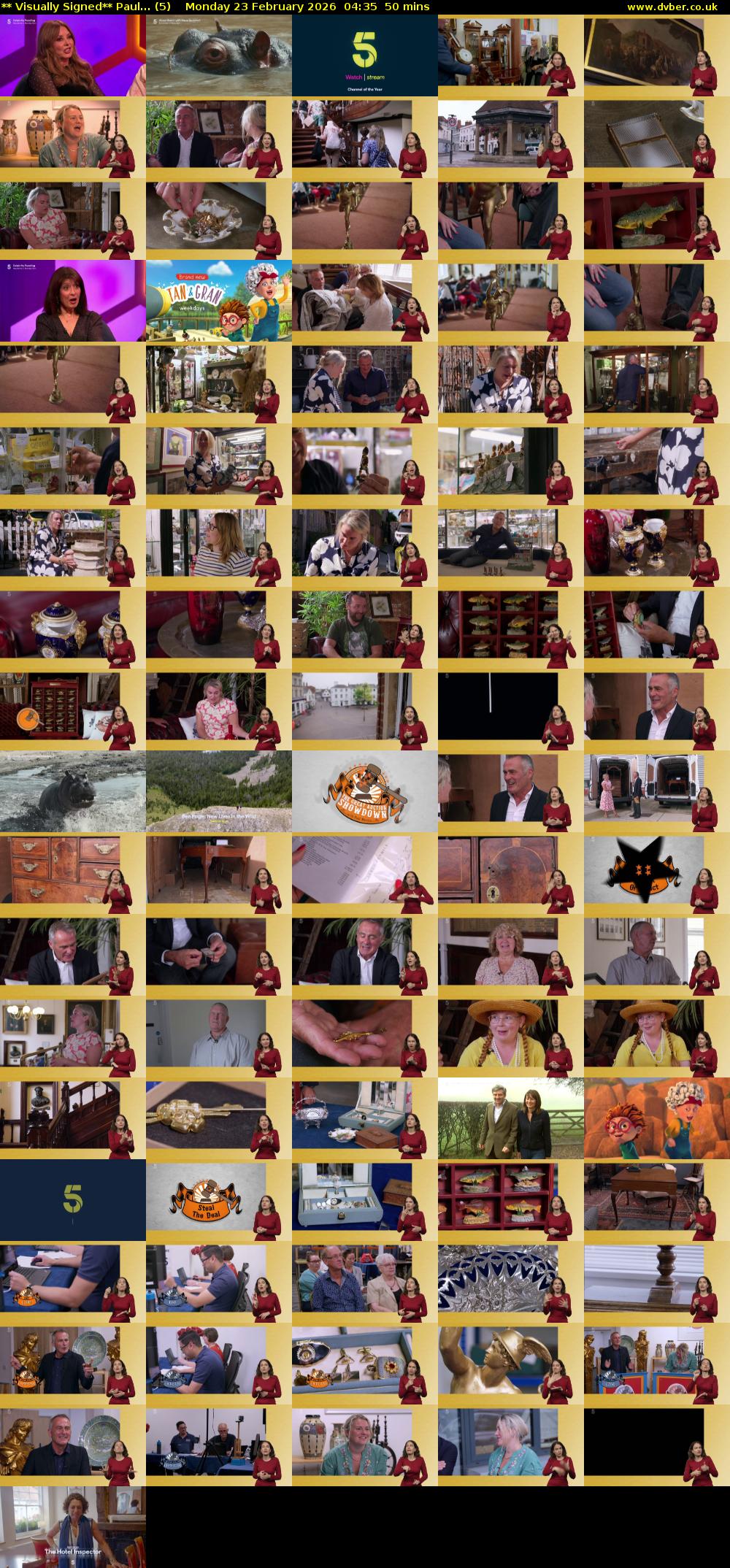 ** Visually Signed** Paul... (5) Monday 23 February 2026 04:35 - 05:25