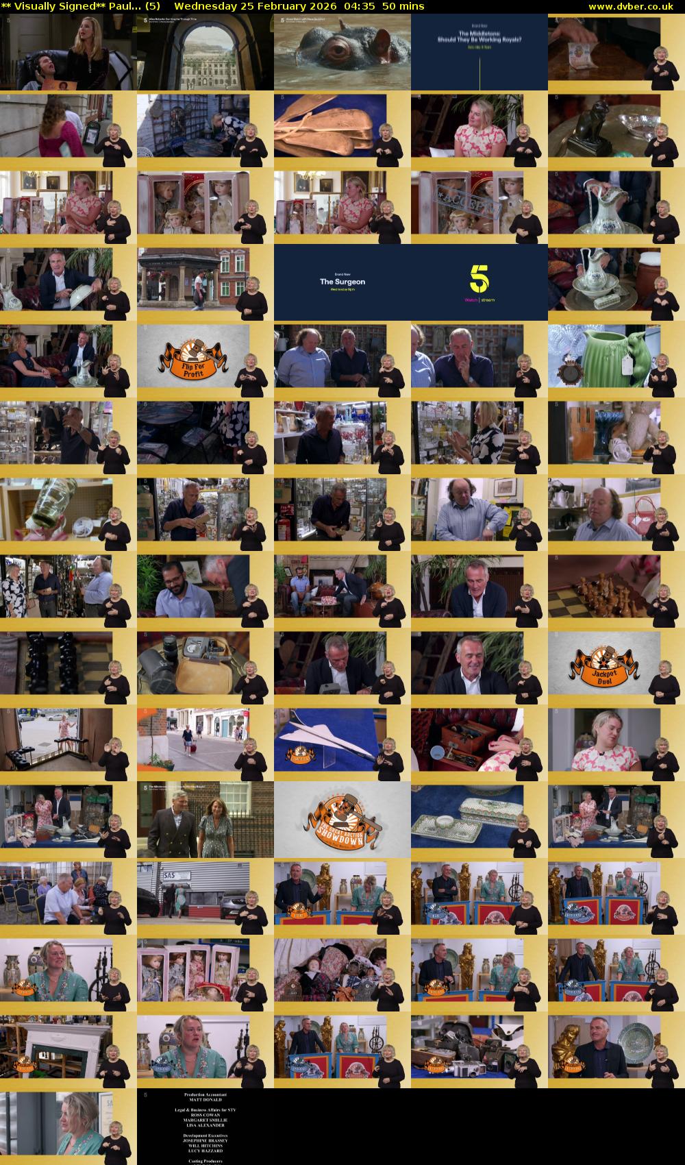 ** Visually Signed** Paul... (5) Wednesday 25 February 2026 04:35 - 05:25