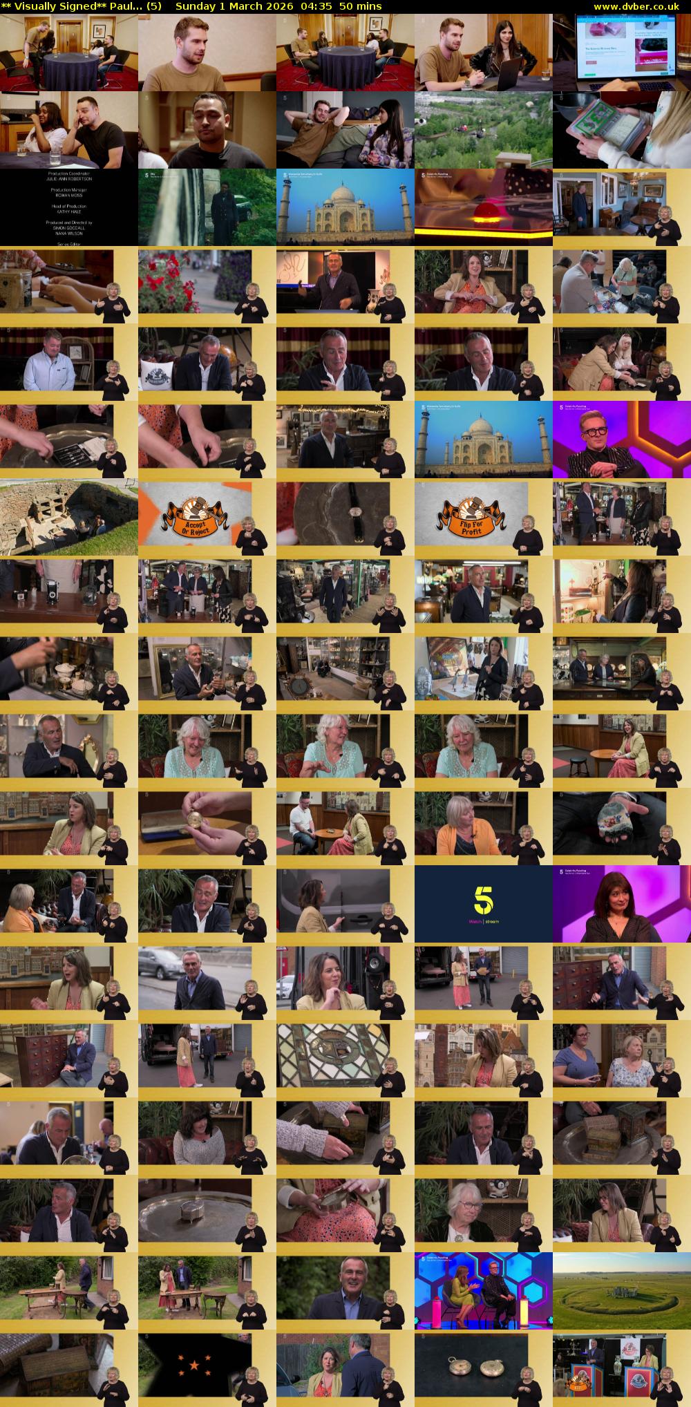 ** Visually Signed** Paul... (5) Sunday 1 March 2026 04:35 - 05:25