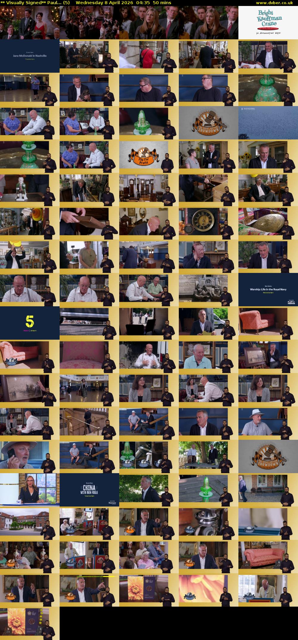 ** Visually Signed** Paul... (5) Wednesday 8 April 2026 04:35 - 05:25