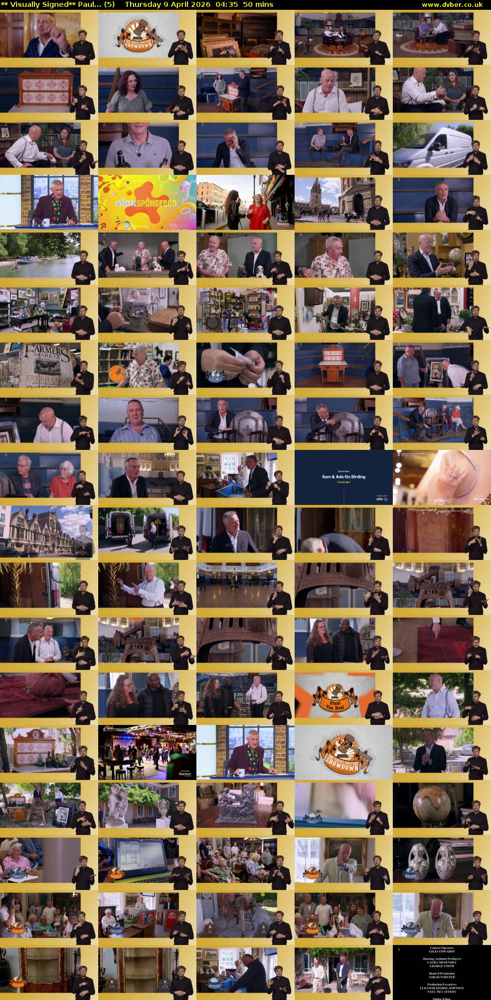 ** Visually Signed** Paul... (5) Thursday 9 April 2026 04:35 - 05:25