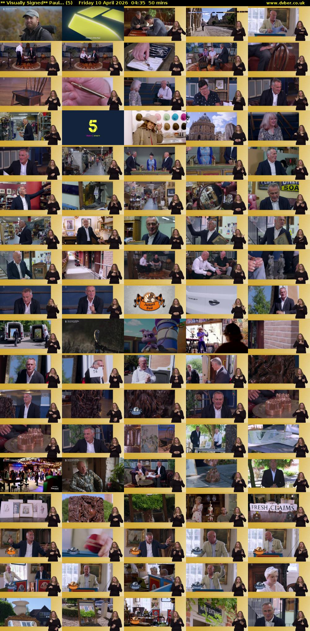 ** Visually Signed** Paul... (5) Friday 10 April 2026 04:35 - 05:25
