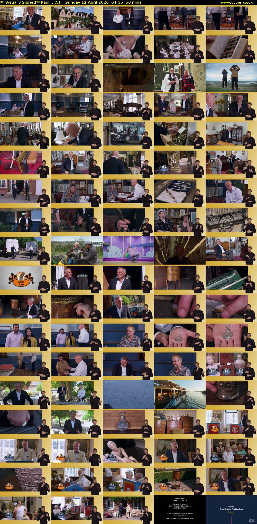 ** Visually Signed** Paul... (5) Sunday 12 April 2026 04:35 - 05:25