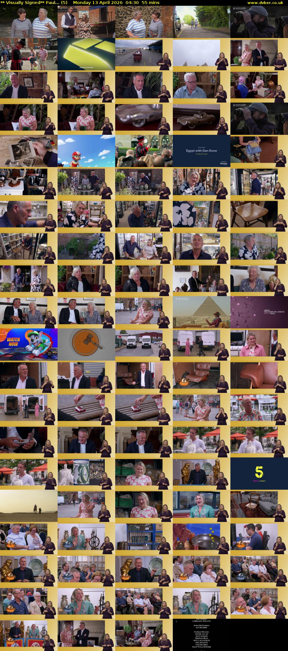 ** Visually Signed** Paul... (5) Monday 13 April 2026 04:30 - 05:25