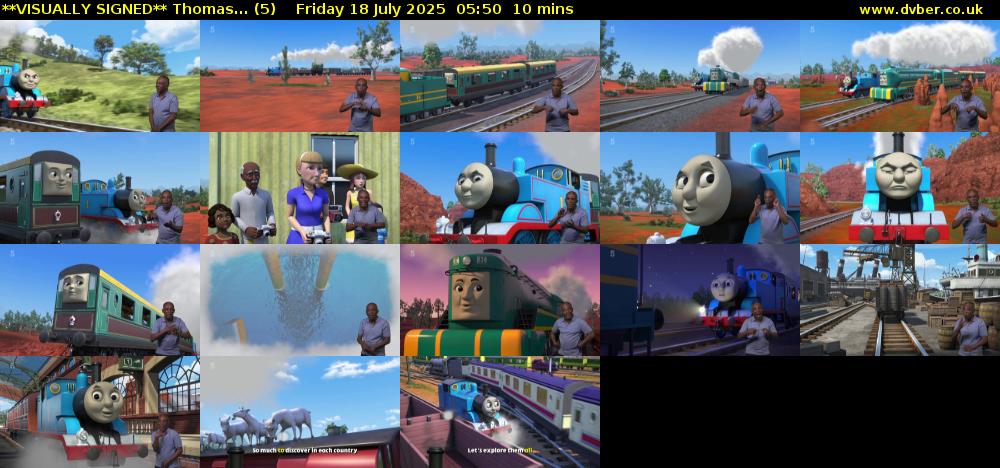 **VISUALLY SIGNED** Thomas... (5) Friday 18 July 2025 05:50 - 06:00