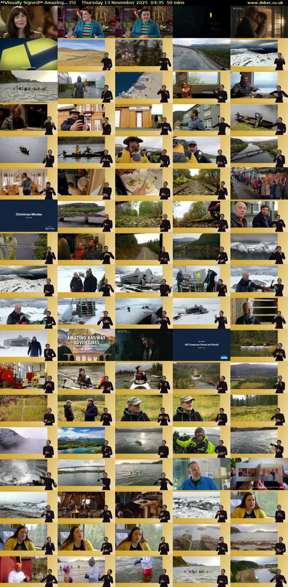 **Visually Signed** Amazing... (5) Thursday 13 November 2025 04:35 - 05:25