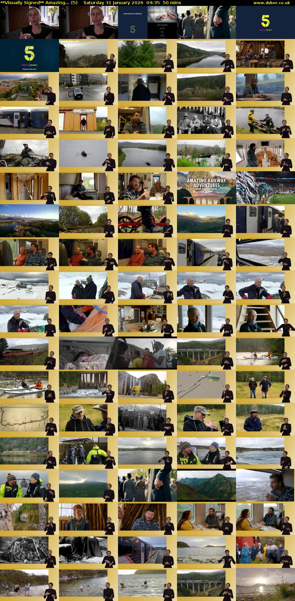 **Visually Signed** Amazing... (5) Saturday 31 January 2026 04:35 - 05:25