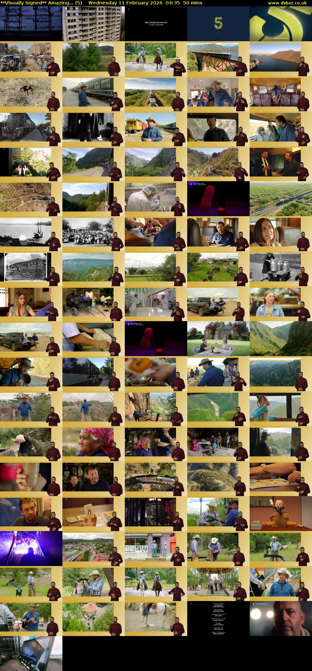 **Visually Signed** Amazing... (5) Wednesday 11 February 2026 04:35 - 05:25