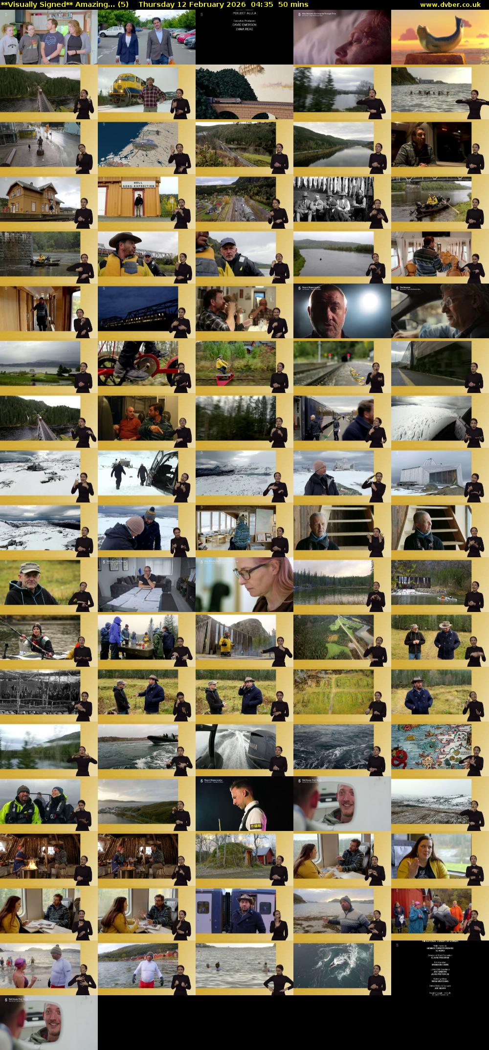 **Visually Signed** Amazing... (5) Thursday 12 February 2026 04:35 - 05:25