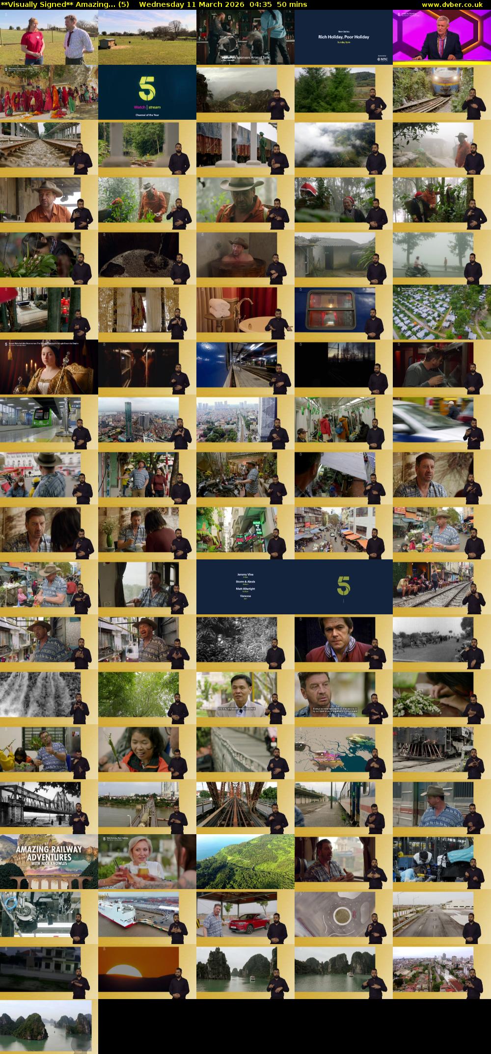 **Visually Signed** Amazing... (5) Wednesday 11 March 2026 04:35 - 05:25