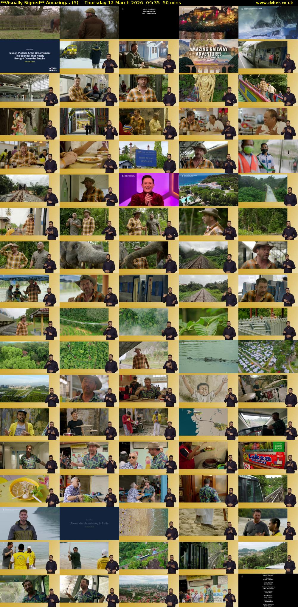 **Visually Signed** Amazing... (5) Thursday 12 March 2026 04:35 - 05:25