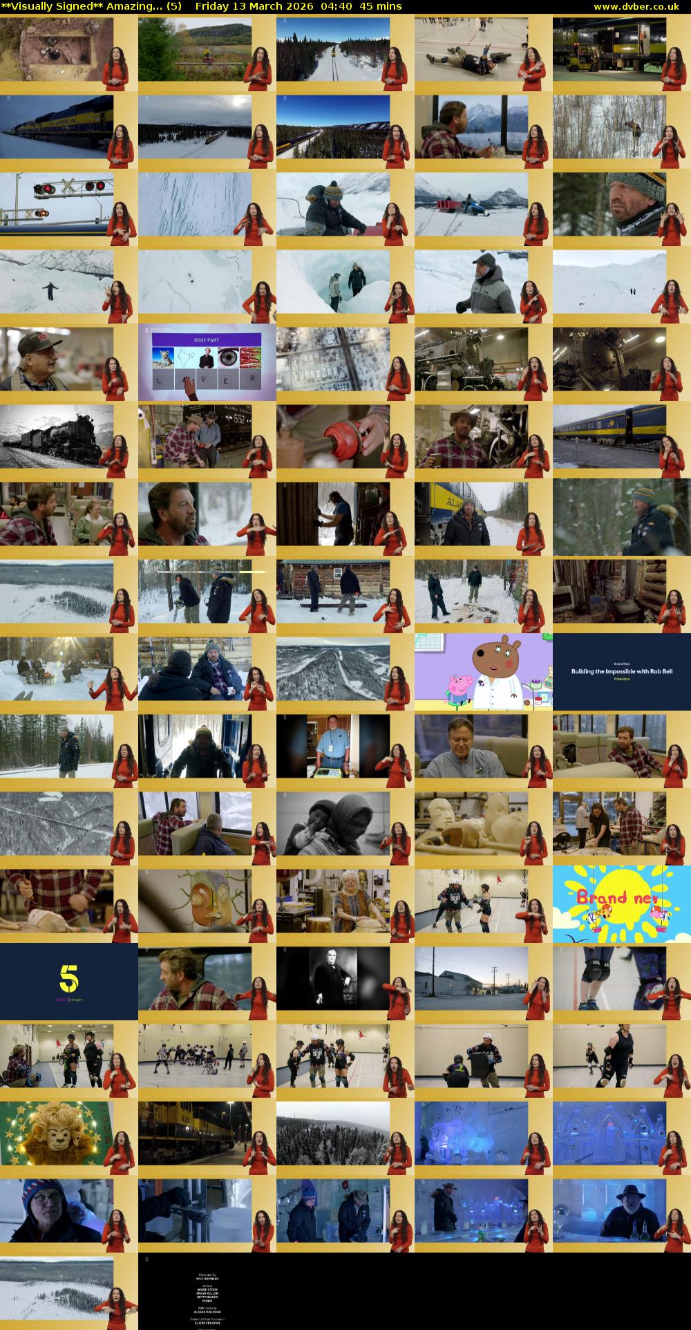 **Visually Signed** Amazing... (5) Friday 13 March 2026 04:40 - 05:25