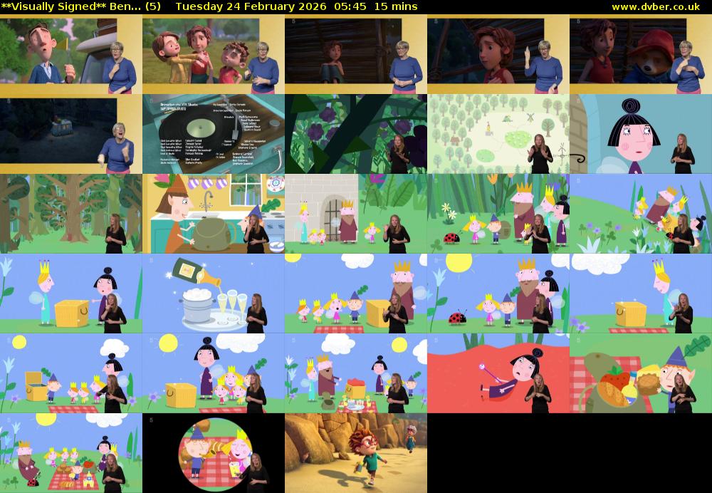 **Visually Signed** Ben... (5) Tuesday 24 February 2026 05:45 - 06:00