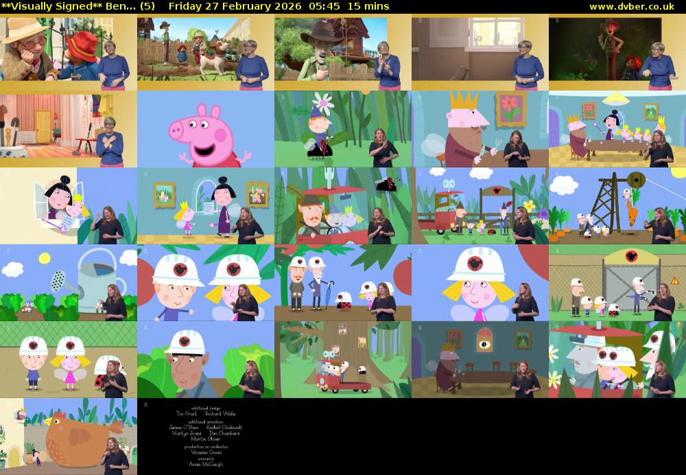 **Visually Signed** Ben... (5) Friday 27 February 2026 05:45 - 06:00