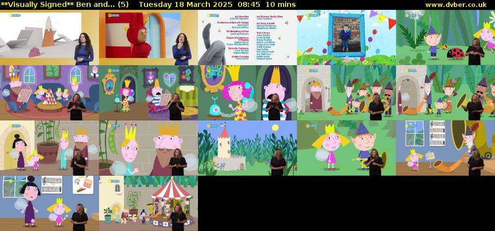 **Visually Signed** Ben and... (5) Tuesday 18 March 2025 08:45 - 08:55