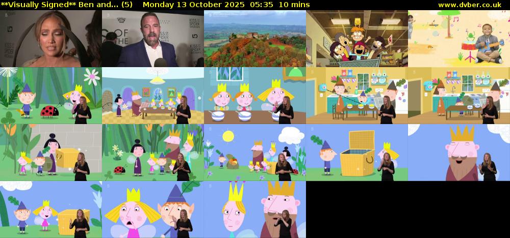 **Visually Signed** Ben and... (5) Monday 13 October 2025 05:35 - 05:45