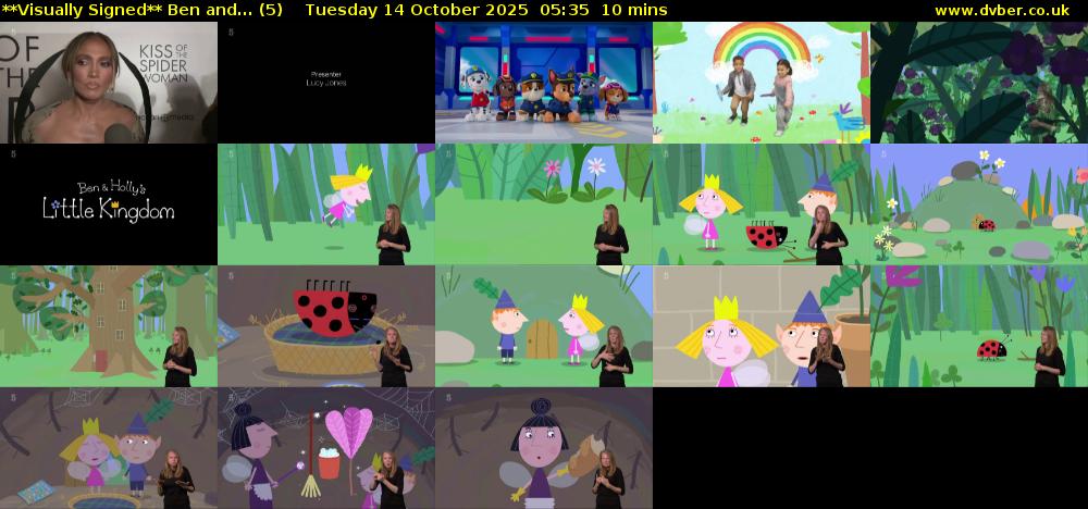 **Visually Signed** Ben and... (5) Tuesday 14 October 2025 05:35 - 05:45