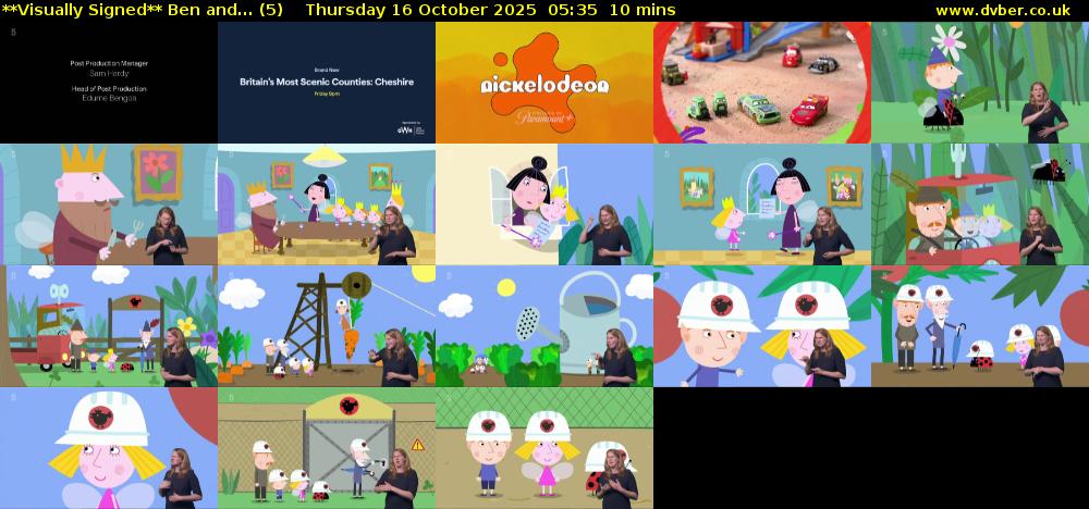 **Visually Signed** Ben and... (5) Thursday 16 October 2025 05:35 - 05:45