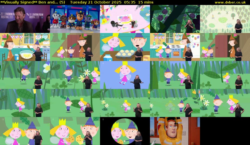 **Visually Signed** Ben and... (5) Tuesday 21 October 2025 05:35 - 05:50