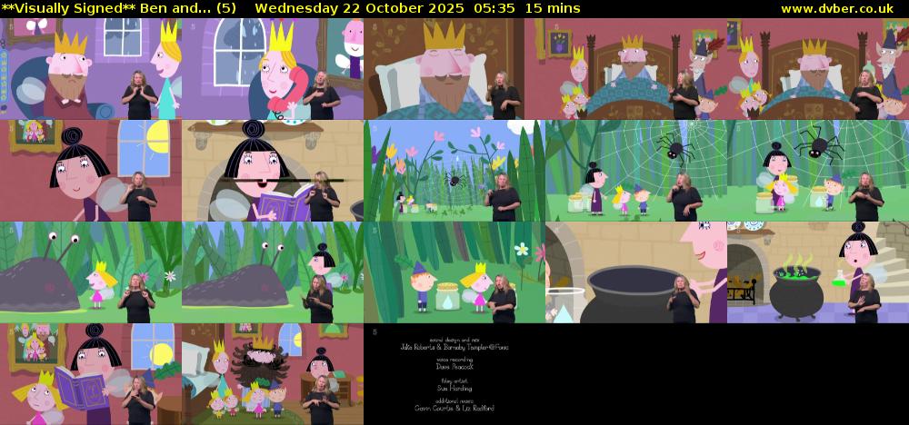 **Visually Signed** Ben and... (5) Wednesday 22 October 2025 05:35 - 05:50