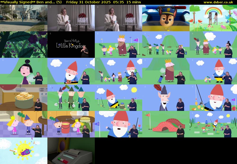 **Visually Signed** Ben and... (5) Friday 31 October 2025 05:35 - 05:50