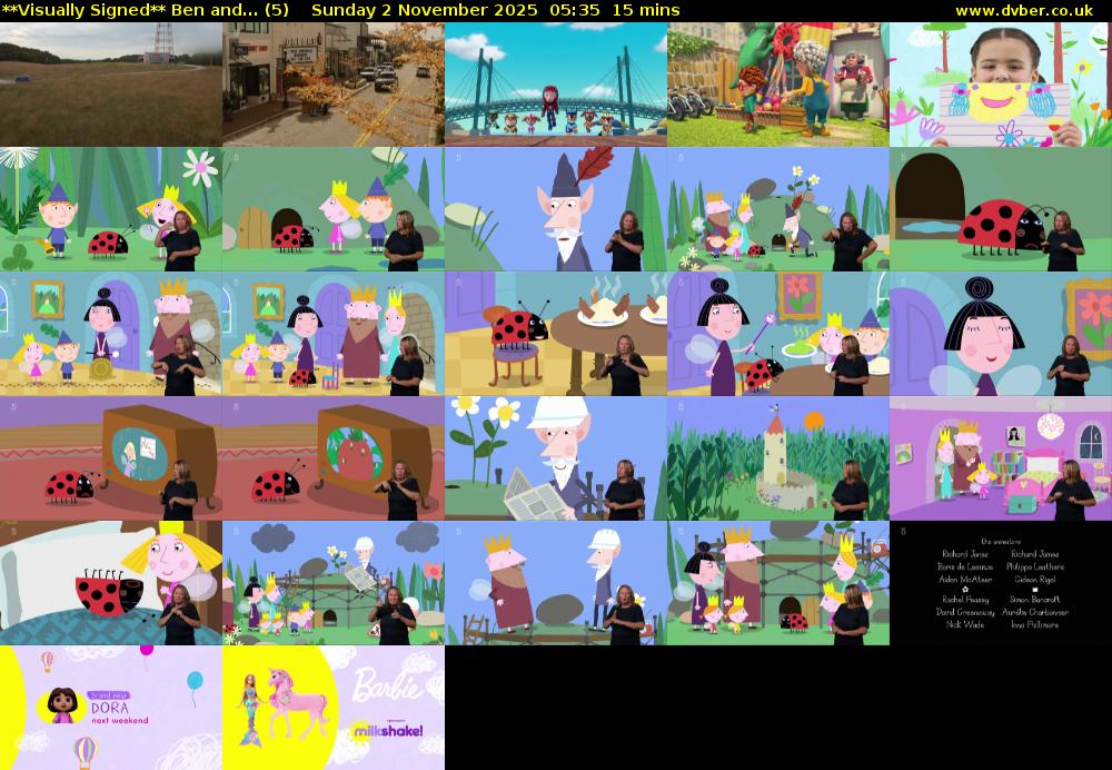 **Visually Signed** Ben and... (5) Sunday 2 November 2025 05:35 - 05:50