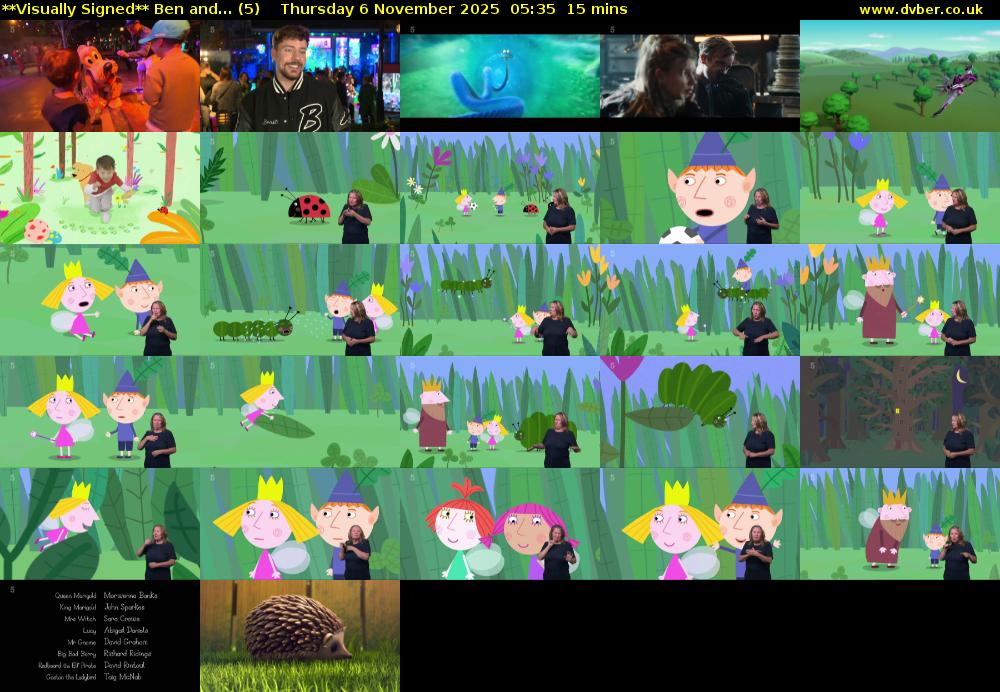 **Visually Signed** Ben and... (5) Thursday 6 November 2025 05:35 - 05:50