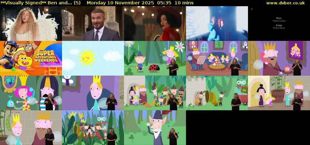 **Visually Signed** Ben and... (5) Monday 10 November 2025 05:35 - 05:45