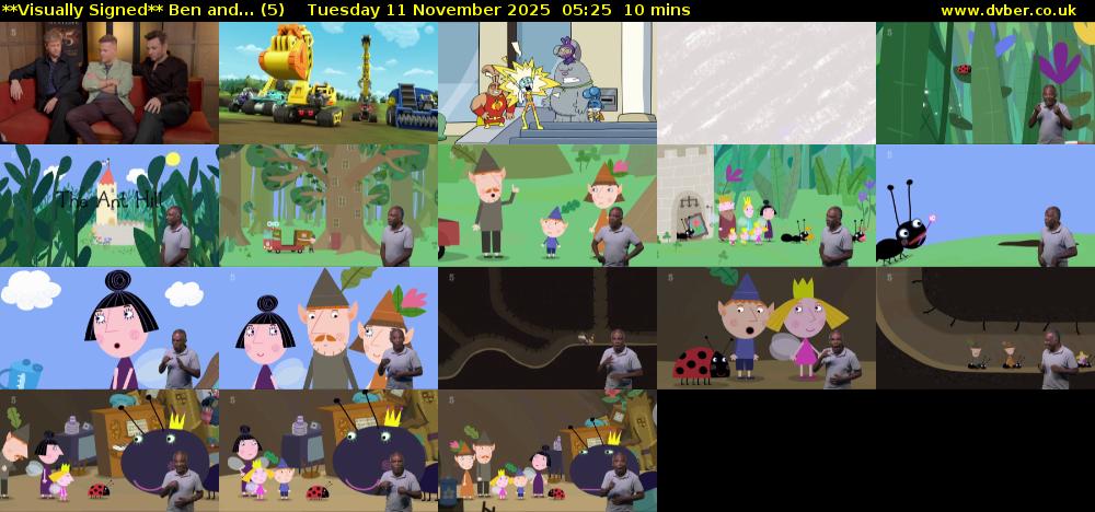 **Visually Signed** Ben and... (5) Tuesday 11 November 2025 05:25 - 05:35