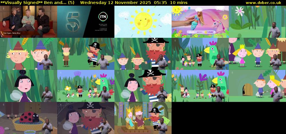 **Visually Signed** Ben and... (5) Wednesday 12 November 2025 05:35 - 05:45