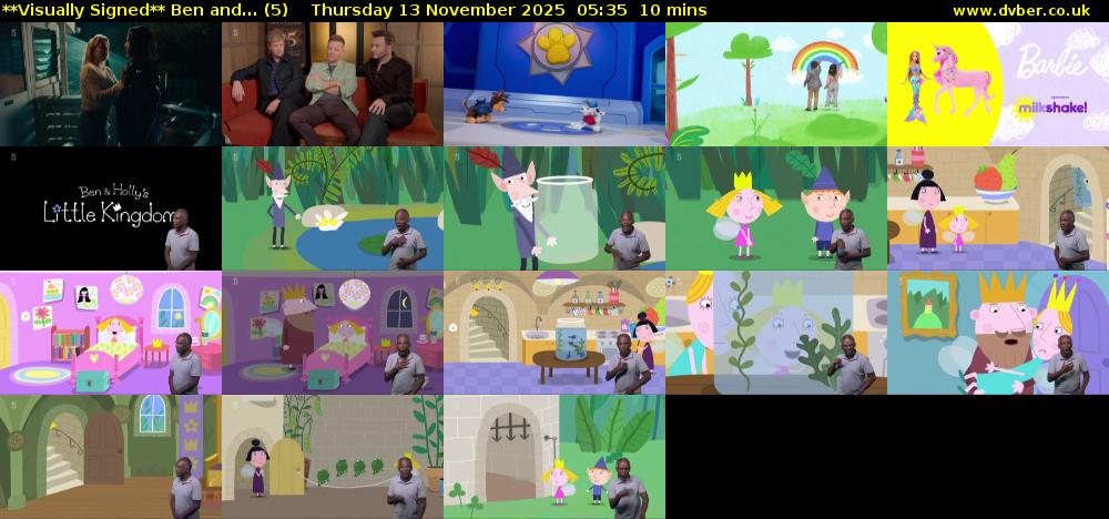 **Visually Signed** Ben and... (5) Thursday 13 November 2025 05:35 - 05:45