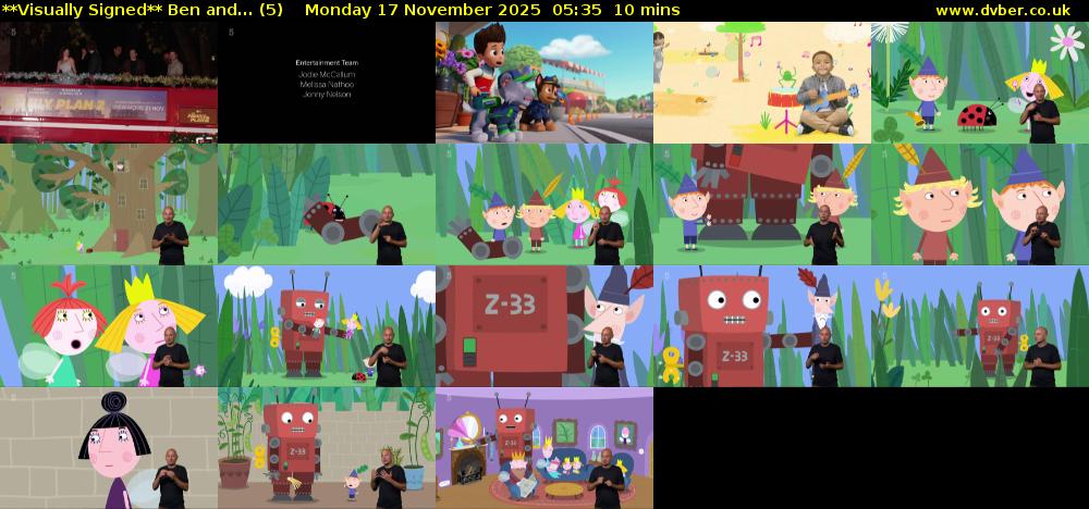 **Visually Signed** Ben and... (5) Monday 17 November 2025 05:35 - 05:45