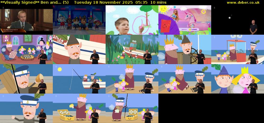 **Visually Signed** Ben and... (5) Tuesday 18 November 2025 05:35 - 05:45