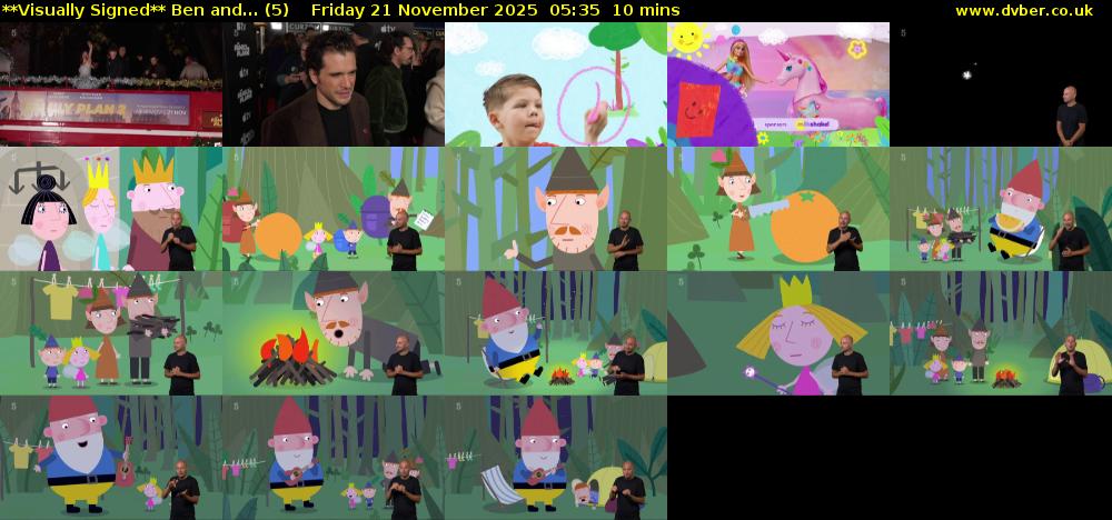 **Visually Signed** Ben and... (5) Friday 21 November 2025 05:35 - 05:45